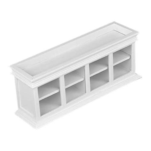 BELOWSYALER Miniatur-Bäckerei-Schrankregal, Maßstab 1:12, Puppenhäuser, Möbel-Display, Lebensmittelständer für Kuchen- und Lebensmittel-Szenen-Dekoration BELOWSYALER Miniatur-Bäckerei-Schrankregal, Maßstab 1:12, Puppenhäuser, Möbel-Display, Lebensmittelständer für Kuchen- und Lebensmittel-Szenen-Dekoration von BELOWSYALER
