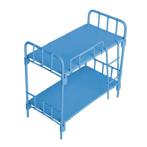BELOWSYALER Miniatur-Etagenbett im Maßstab 1:12 mit Leiter für Puppenhäuser, Dekoration, robustes, platzsparendes Design BELOWSYALER Miniatur-Etagenbett im Maßstab 1:12 mit Leiter für Puppenhäuser, Dekoration, robustes, platzsparendes Design von BELOWSYALER