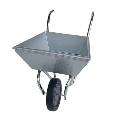 BELOWSYALER Miniatur-Gartenwagen-Modellfigur aus Eisen im Maßstab 1:12 für Puppenhaus im Freien und kreatives Landschaftsbau-Zubehör BELOWSYALER Miniatur-Gartenwagen-Modellfigur aus Eisen im Maßstab 1:12 für Puppenhaus im Freien und kreatives Landschaftsbau-Zubehör von BELOWSYALER