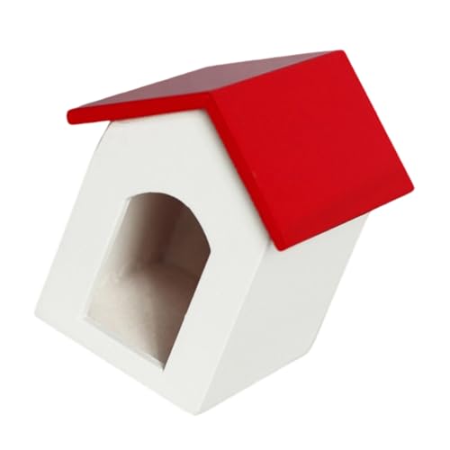 BELOWSYALER Miniatur-Hundehütte im Maßstab 1/12 aus Holz, realistisches Tierhaus, für Puppenhäuser, Möbel, Gartendekoration BELOWSYALER Miniatur-Hundehütte im Maßstab 1/12 aus Holz, realistisches Tierhaus, für Puppenhäuser, Möbel, Gartendekoration von BELOWSYALER