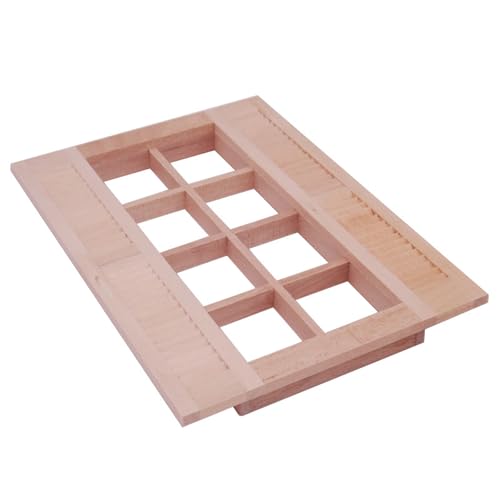 BELOWSYALER Miniatur-Jalousien aus Holz für Puppenhäuser, Szenen-Display, Zubehör, Maßstab 1:12, Handwerk, Modell, Heimausstellung, Dekoration BELOWSYALER Miniatur-Jalousien aus Holz für Puppenhäuser, Szenen-Display, Zubehör, Maßstab 1:12, Handwerk, Modell, Heimausstellung, Dekoration von BELOWSYALER