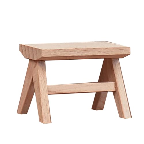 BELOWSYALER Miniatur-Puppenhäuser, Holzstuhl/Tisch, Maßstab 1:12, unlackiert, Puppenhäuser, Möbel für Szene und Modell-Display, Landschaft BELOWSYALER Miniatur-Puppenhäuser, Holzstuhl/Tisch, Maßstab 1:12, unlackiert, Puppenhäuser, Möbel für Szene und Modell-Display, Landschaft von BELOWSYALER