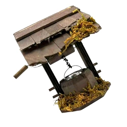 BELOWSYALER Puppenhäuser im Maßstab 1:12, Holzmöbel, Korridore, gut drehbarer Griff und Modell-Hebeeimer für Miniatur-Dekoration BELOWSYALER Puppenhäuser im Maßstab 1:12, Holzmöbel, Korridore, gut drehbarer Griff und Modell-Hebeeimer für Miniatur-Dekoration von BELOWSYALER