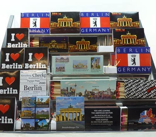 6er Set Berlin Streichhölzer, 9 Verschiedene Ausführungen, Berlin Souvenir, Streichhölzer Großpackung im Berlin Design, Mitbringsel von BEMIRO