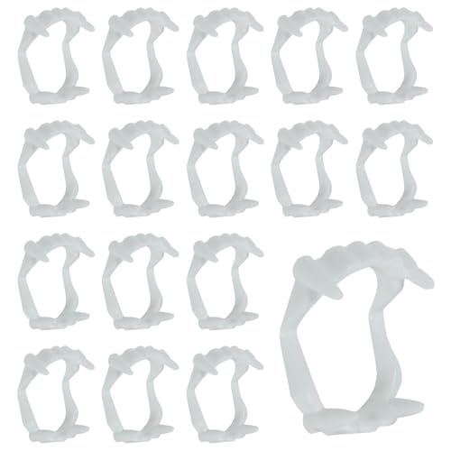 BEMIRO 12 Stück Vampir Zähne für Kinder, Kunststoff-Gebiss ab 3 Jahren, Halloween-Kostüm Zubehör BEMIRO 12 Stück Vampir Zähne für Kinder, Kunststoff-Gebiss ab 3 Jahren, Halloween-Kostüm Zubehör von BEMIRO