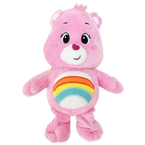 BEMIRO Hurrabärchi Plüschtier rosa Regenbogen Glücksbärchi - 28 cm von BEMIRO