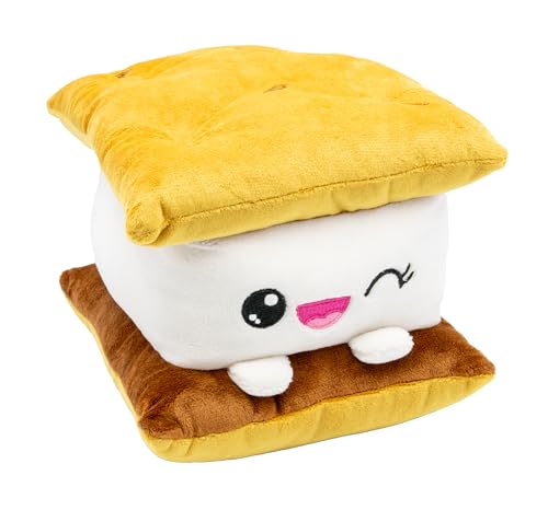 BEMIRO Keks Kuscheltier – Ca. 16 cm, 100% Polyester, Gesticktes Kawaii Gesicht, Kuschelig Weich von Joytoy