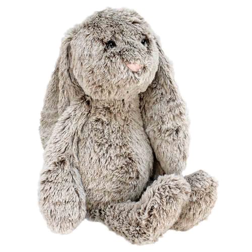 BEMIRO Osterhase Kuscheltier – 60 cm, mit Schlappohren, braun, Schwarze Kunststoffaugen, niedliche Kunststoffnase, kuschelig weich von BEMIRO