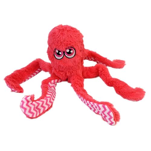 BEMIRO Plüsch-Oktopus, 40 cm, Pink, Kuscheltier mit Schlaufe und gestickten Augen, Weiches Stofftier BEMIRO Plüsch-Oktopus, 40 cm, Pink, Kuscheltier mit Schlaufe und gestickten Augen, Weiches Stofftier von BEMIRO