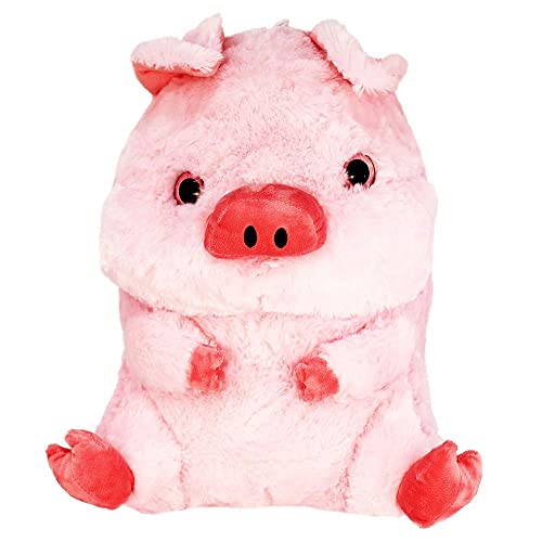 BEMIRO Plüsch Schweinchen Aleta - ca. 45 cm, Premium Qualität, Flauschig weich, Schwein Kuscheltier, Schweinchen Kuscheltier, Schwein Plüschtier, Schweinchen Plüschtier von BEMIRO