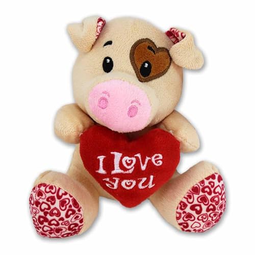 BEMIRO Schwein mit Herz I love You - ca. 15 cm von BEMIRO