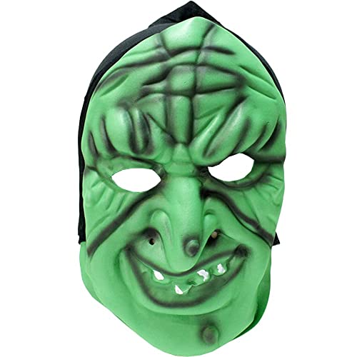 BEMIRO Troll Maske, gruselige Horror Maske, Maske Halloween, grusel Maske im Troll Design, Maske für die Halloween Party, gruseliges Halloween Kostüm von BEMIRO