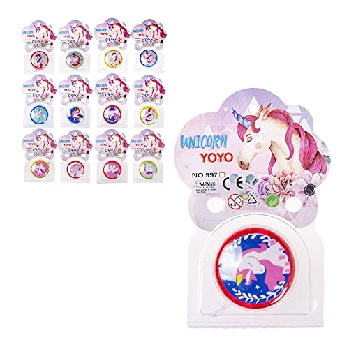 BEMIRO YoYo Einhorn - ca. 5,5 cm, JoJo Kinder, JoJo Mädchen, Yoyo Kinder von BEMIRO