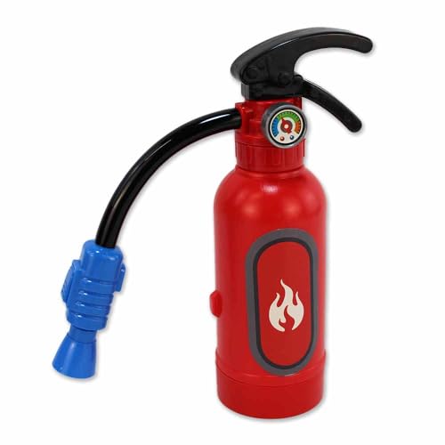 Feuerlöscher Wasserpistole 31 cm – 450 ml Fassungsvermögen, einfach einfüllen und Spritzen, passend zu deinem Feuerwehr-Kostüm von BEMIRO