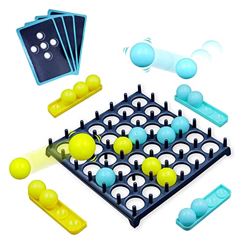 Bounce Off Party Game Abprallen Spiel Jumping Ball Tabletop Ping Pong Spielballspiel Tischspiele Für Hüpfbälle Erwachsene Brettspiele Kinder Interaktive Geburtstagsfeier von BEMKWG