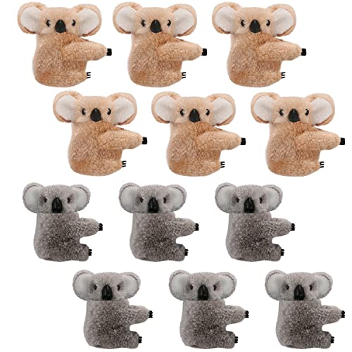 BENBO Koala-Clips, niedlicher Känguru-Bleistift, Buddy Koala-Bleistiftaufsatz, Maus-Bär, zum Anklipsen, Tier, Koala, Stofftiere, Plüsch-Bleistift-Huggers, Geburtstagsparty-Zubehör, 12 Stück von BENBO