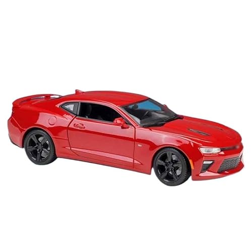 BEPHON 1:18 simuliertes Legierungs-Auto-Modell, simulierte Innentür, kann geöffnet werden, Metall-Modell-Spielzeugautos (2016 Camaro Rot) von BEPHON