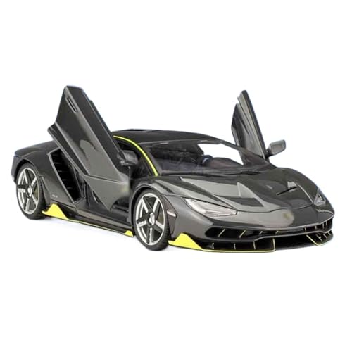 BEPHON 1:18 simuliertes Legierungs-Auto-Modell, simulierte Innentür, öffenbare Metall-Modell-Spielzeugautos (Centenario grau) von BEPHON