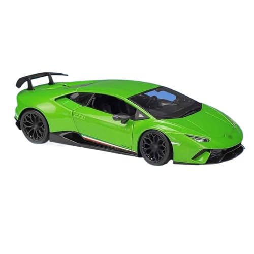 BEPHON 1:18 simuliertes Legierungsauto Modell Simulierte Innentür öffnende Metall Modell Spielzeugautos (Huracan Performante Green) von BEPHON