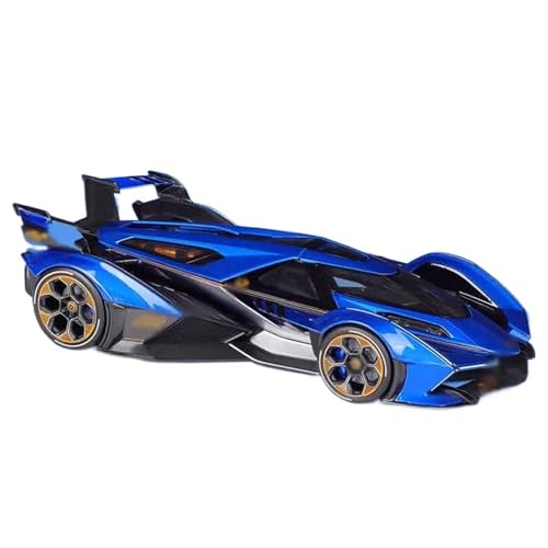 BEPHON 1:18 simuliertes Legierungsauto Modell Simulierte Innentür öffnende Metall Modell Spielzeugautos (V12 Vision Gran Turismo Blau) von BEPHON