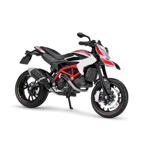 BEPHON Motorrad Spielzeug Modell für DU&CA&Ti für Hypermotard SP 2013 Nachbildungen von Motorrädern im Maßstab 1:12 mit authentischen Details Motorradmodellsammlung Spielzeug Geschenk von BEPHON