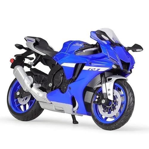 BEPHON Motorrad Spielzeug Modell für YZF-r1 R1 1:12 2022 Racing Alloy Motorcycle Simulation Model Finished Toy Decoration Gift Collection von BEPHON