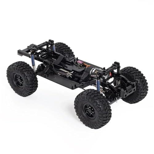 BEPHON Stoßdämpfendes Roboter-Tank-Chassis für TRX4 1/10 RC Crawler Auto DIY Upgrade Kit Teile 2-Gang-Getriebe-Rahmen Chassis (C) von BEPHON