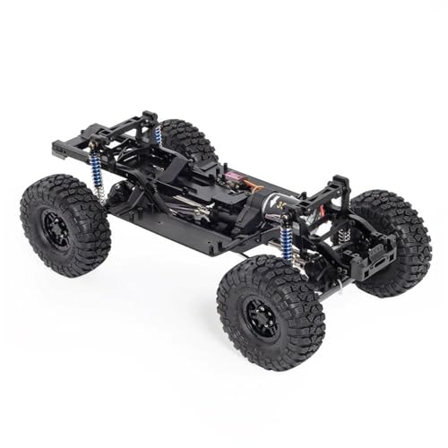 BEPHON Stoßdämpfendes Roboter-Tank-Chassis für TRX4 D90, DIY-Upgrade, Radstand, RC Crawler, Chassis, Rahmenbauer-Set mit 2-Gang-Getriebe (Fahrgestell mit Rädern) von BEPHON