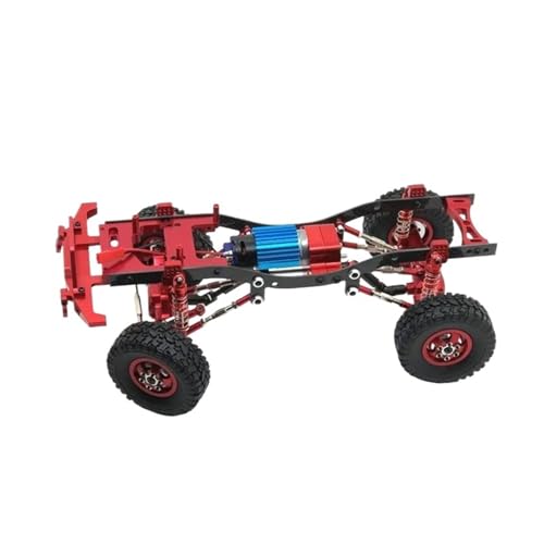 BEPHON Stoßdämpfung Roboter-Tank-Chassis für WPL C14 C24 1/10 RC Crawler 1/16 RC Car Upgrade Teile CNC Metall RC Car Body Chassis Frame Kit Fits von BEPHON