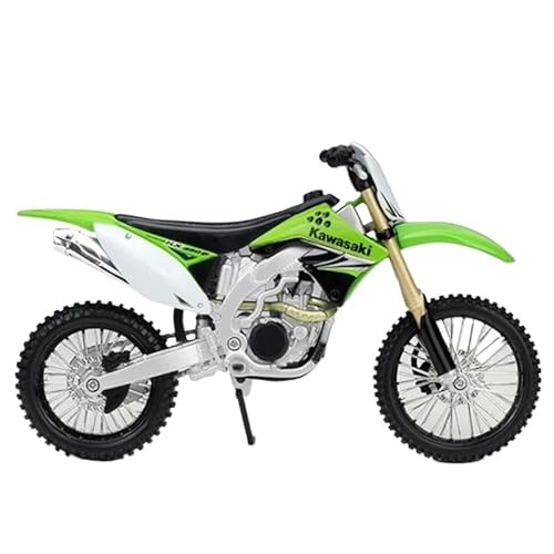 Pull Back Spielzeug Motorrad mit Sound und Licht Spielzeug für KX450F 1:12 Legierung Sport Motorrad Modell Simulation Metall Straße Cross-Country Race Motorrad Modell Geschenke Sammler Motorrad Modle von BEPHON