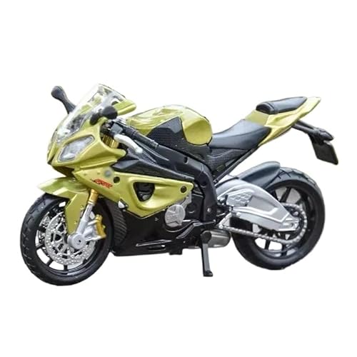 Pull Back Spielzeug Motorrad mit Sound und Licht Spielzeug für S 1000RR 1:18 Legierung Motorrad Modell Druckguss Spielzeug Metall Simulation Straße Motorrad Modell Sammlerstück Geschenke Sammler von BEPHON