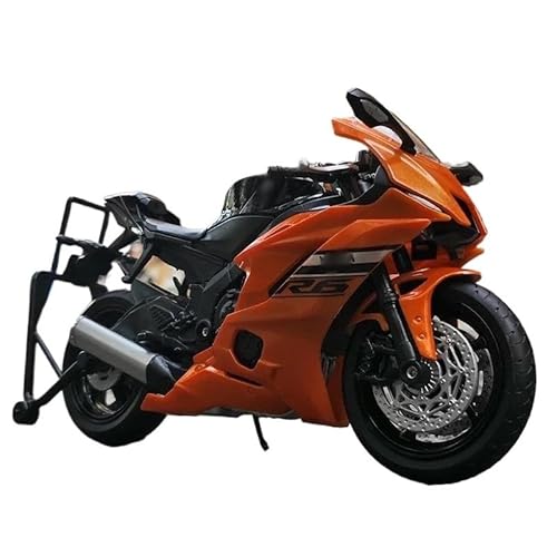 Pull Back Spielzeug Motorrad mit Sound und Licht Spielzeug für YZF-R6 1:12 Alloy Racing Motorrad Modell High Simulation Metall Street Motorrad Modell Sammlung Spielzeug Geschenk Sammler Motorrad Modle von BEPHON