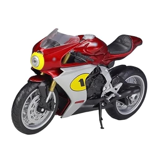 sport motorrad rennen modell Für Ag&us&ta für Superveloce 1:12 Ago Legierung Racing Motorrad Modell Diecast Metall Straße Motorrad Modell Simulation Spielzeug von BEPHON