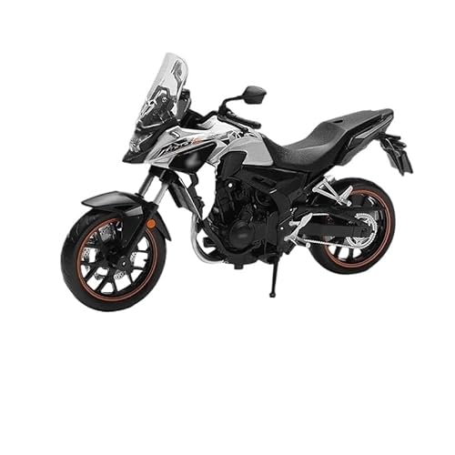 sport motorrad rennen modell Für CB400X 1:12 Legierung Cross-Country Motorrad Legierung Diecast Modell Hohe Simulation Trendy Ornamente Spielzeug Geschenk spielzeug Motorrad Modell Kreativ(Silber) von BEPHON