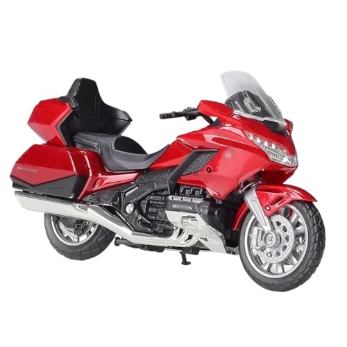 sport motorrad rennen modell Für Go&ld& Wi&ng 1:18 Diecast 2020 Diecast Legierung Spielzeug Motorrad Modell Auto Mit Gummi Reifen Sport Rennen Motorrad Fahrzeug von BEPHON