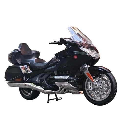 sport motorrad rennen modell Für Go&ld& Wi&ng Legierung 1:12 Racing Motorrad Modell Simulation Diecasts Metall TO&UR&IN&G Motorrad Modell(Black) von BEPHON