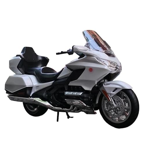 sport motorrad rennen modell Für Go&ld& Wi&ng Legierung 1:12 Racing Motorrad Modell Simulation Diecasts Metall TO&UR&IN&G Motorrad Modell(Silvery) von BEPHON