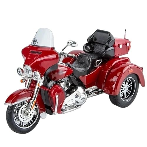 sport motorrad rennen modell Für Ha&rl&ey DV T&RI GL&ID&E UL&TR&A 1:9 Luxus Dreirad Legierung Diecast Modell Motorrad Sammeln Hobby Klassische Ornament Geschenk(Rot) von BEPHON