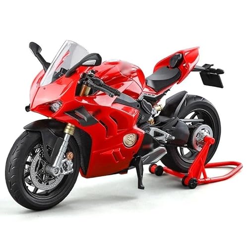 sport motorrad rennen modell Für Pa&ni&ga&le V4S 1/9 Legierung Racing Motorrad Diecasts Metall Straße Sport Motorrad Modell Simulation Mit Licht Spielzeug Geschenk von BEPHON