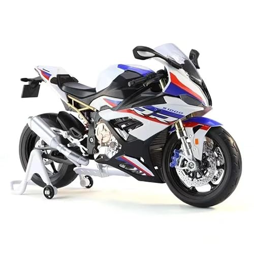 sport motorrad rennen modell Für S1000RR 1:9 Legierung Diecast Riesige Motorrad Modell Mit beleuchtung Off Road Autocycle Sammlung Serie Dekoration Geschenke spielzeug Motorrad Modell Kreative von BEPHON