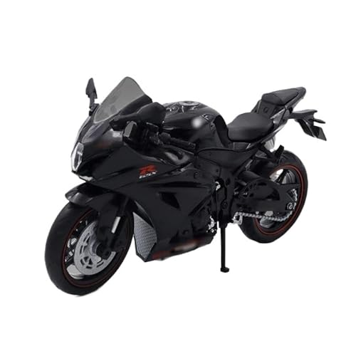 sport motorrad rennen modell Für Su&zu&ki GSX R1000R 1:12 Legierung Motorrad Modell Diecast Auto Spielzeug Geburtstag Geschenk Spielzeug Auto Sammlung spielzeug Motorrad Modell Kreativ(Black) von BEPHON