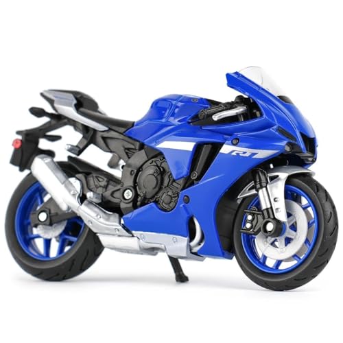 sport motorrad rennen modell Für YZF-R1 1:18 2021 Statische Besetzung Fahrzeuge Sammlerstücke Hobbys Motorrad Modell Spielzeug von BEPHON