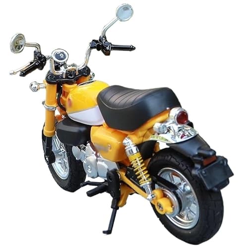 sport motorrad rennen modell Für mo&nk&ey 1:12 Legierung Motorrad Modell Diecast Fahrzeug Spielzeug Geschenk für(Yellow) von BEPHON