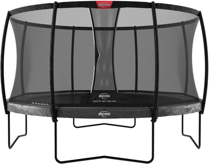 BERG Elite Regular Trampolin 380 inkl Deluxe Sicherheitsnetz, Grau von BERG