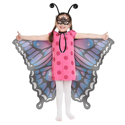 1 Set Schal Fingerschlaufen Ballumhang Maskiert Kinder Schal: Polyester Augenmaske: Spitze Stirnband: Kunststoff Kostüm dreiteilig Fee 1 Set Schal Fingerschlaufen Ballumhang Maskiert Kinder Schal: Polyester Augenmaske: Spitze Stirnband: Kunststoff Kostüm dreiteilig Fee von BESPORTBLE