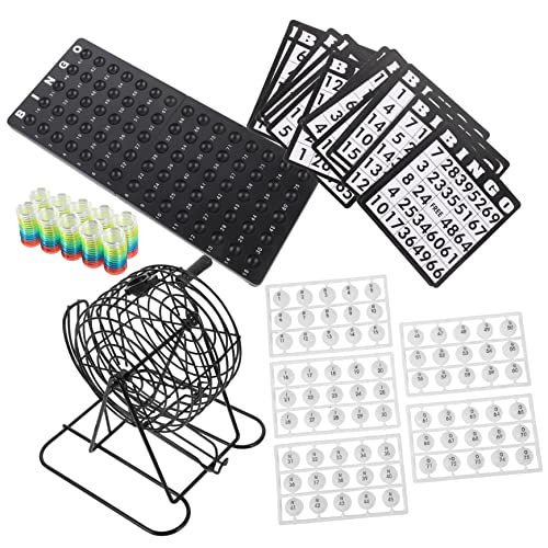 BESPORTBLE 1 Satz Bingo Set für Partys Amerikanisches Bingo Spiel Bildungsbrettspiel für Erwachsene und Farbige für Unvergessliche Spieleabende BESPORTBLE 1 Satz Bingo Set für Partys Amerikanisches Bingo Spiel Bildungsbrettspiel für Erwachsene und Farbige für Unvergessliche Spieleabende von BESPORTBLE