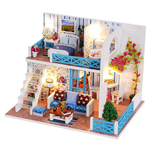 BESPORTBLE 1 Satz Kabine Selber Bauen Spielzeug Miniaturen DIY- Modell Zusammenbauen Hausmodell Selber Bauen Holzverzierung Selber Machen Hölzern Kind Selbstgemacht Helen von BESPORTBLE