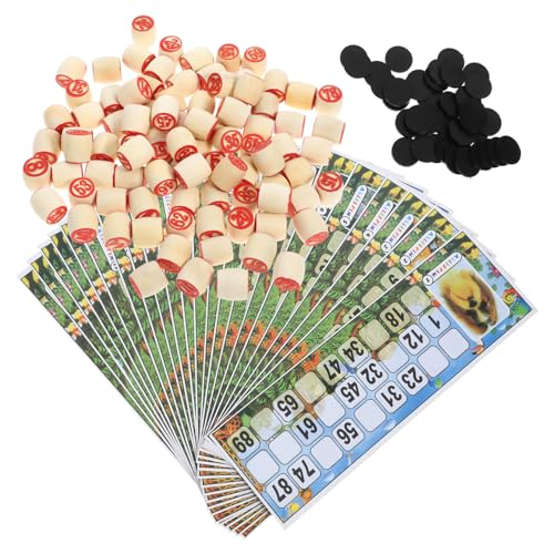 BESPORTBLE Russisches Brettspiel Satz aus Holz für Familienfeiern und Partys Interaktives Spiel mit Zahlenkarten und Schachfiguren Geeignet für Erwachsene und Kinder BESPORTBLE Russisches Brettspiel Satz aus Holz für Familienfeiern und Partys Interaktives Spiel mit Zahlenkarten und Schachfiguren Geeignet für Erwachsene und Kinder von BESPORTBLE