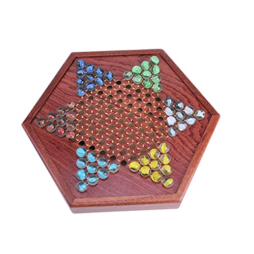 BESPORTBLE 1 Satz Traditionelles Holzspiel Set Chinesisches Schachspiel für Erwachsene Sechseckiges Brett mit Aufbewahrungsschublade und Bunten Murmeln für Familienspiele BESPORTBLE 1 Satz Traditionelles Holzspiel Set Chinesisches Schachspiel für Erwachsene Sechseckiges Brett mit Aufbewahrungsschublade und Bunten Murmeln für Familienspiele von BESPORTBLE