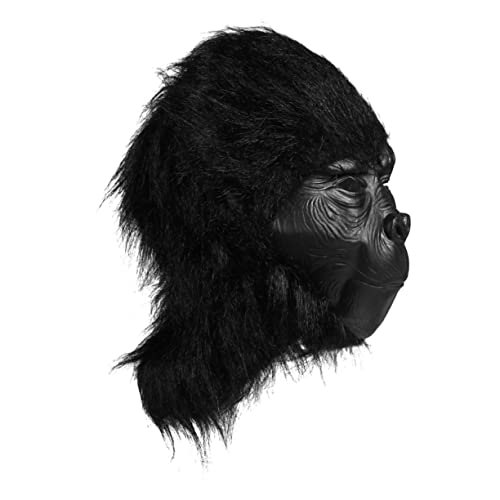 BESPORTBLE 1 Stück Schimpansen-maske Affenmaske Für Erwachsene Rollenspielmaske Gruselig Kostüm Cosplay-maske Schimpansen-gesichtsmaske Schwarzes Cosplay Tiermasken Black Weiches Gummi BESPORTBLE 1 Stück Schimpansen-maske Affenmaske Für Erwachsene Rollenspielmaske Gruselig Kostüm Cosplay-maske Schimpansen-gesichtsmaske Schwarzes Cosplay Tiermasken Black Weiches Gummi von BESPORTBLE